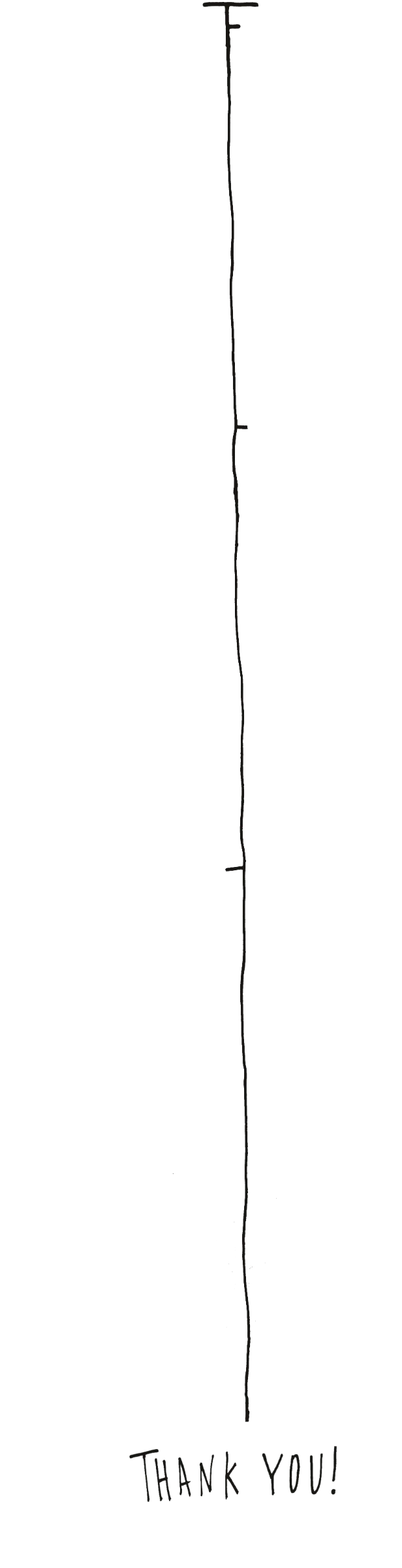 Tiago's signature line trailing down the page: really? still here?? thank you!